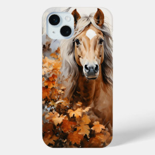 Funda Para iPhone 15 Mini CABALLO TEMÁTICO DEL COLOR DEL AGUA DE bonito