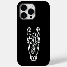 Funda Para iPhone 14 Pro Max De Case-Mate Caballo tribal blanco y negro