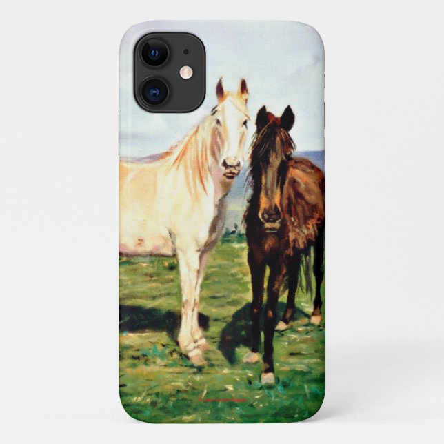 Funda De Case-Mate Para iPhone Caballos (Reverso)