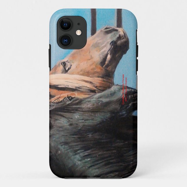 Funda De Case-Mate Para iPhone Caballos/Cabalos/Horses (Reverso)