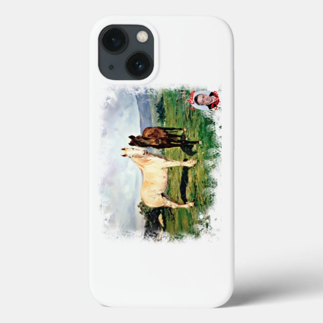 Funda De Case-Mate Para iPhone Caballos/Cabalos/Horses (Reverso)