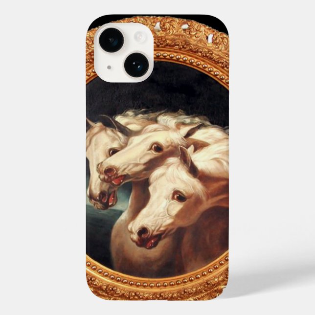 Funda De Case-Mate Para iPhone Caballos cariotas del faraón (Reverso )