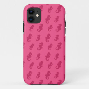 Funda Para iPhone 11 Caballos de mar rosados
