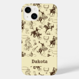 Funda Para iPhone 14 De Case-Mate Caballos de Rodeo de Cowboy occidentales personali