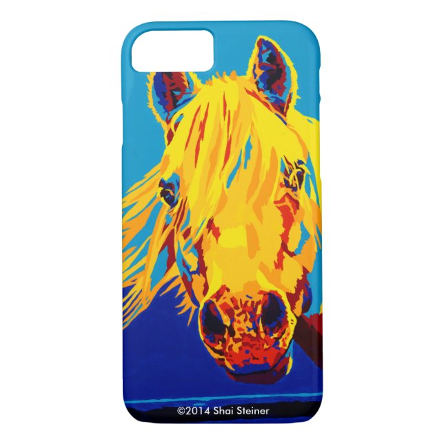 Funda De Case-Mate Para iPhone Caballos en caso primario del iPhone (Reverso)
