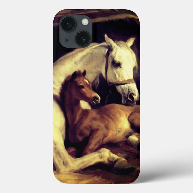 Funda De Case-Mate Para iPhone Caballos Landseer (Reverso)