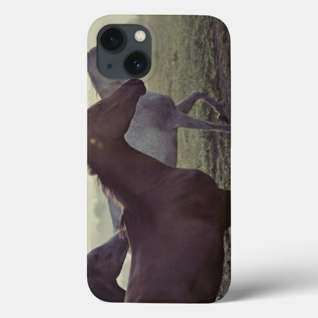 Funda De Case-Mate Para iPhone Caballos salvajes (Reverso)