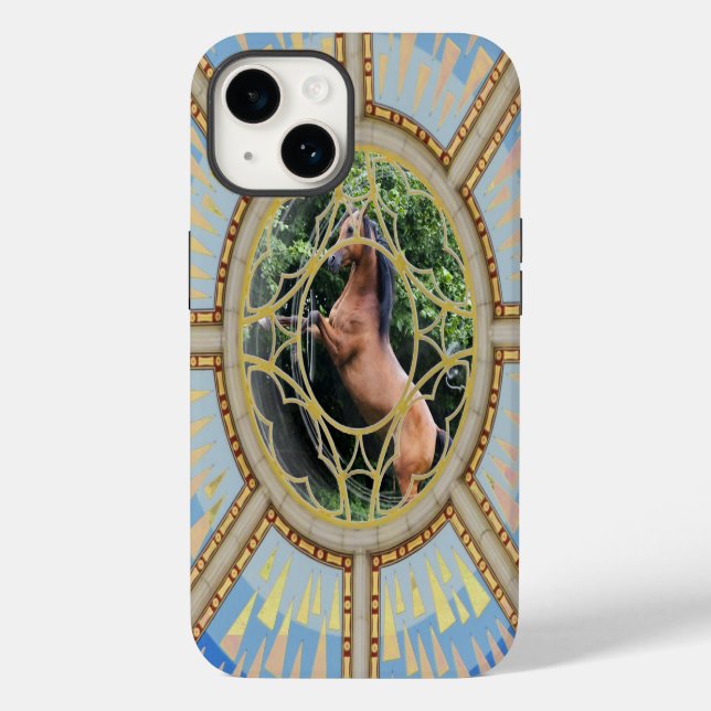 Funda De Case-Mate Para iPhone Caballos Salvajes (Reverso )
