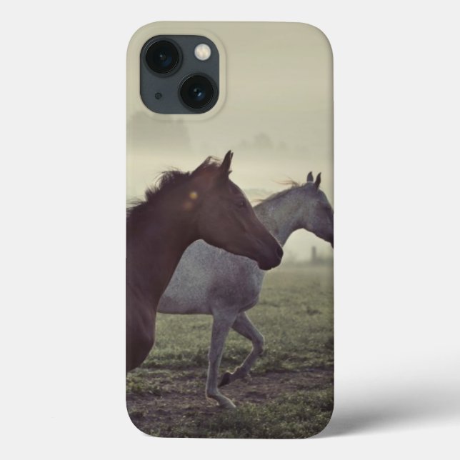 Funda De Case-Mate Para iPhone Caballos salvajes (Reverso)