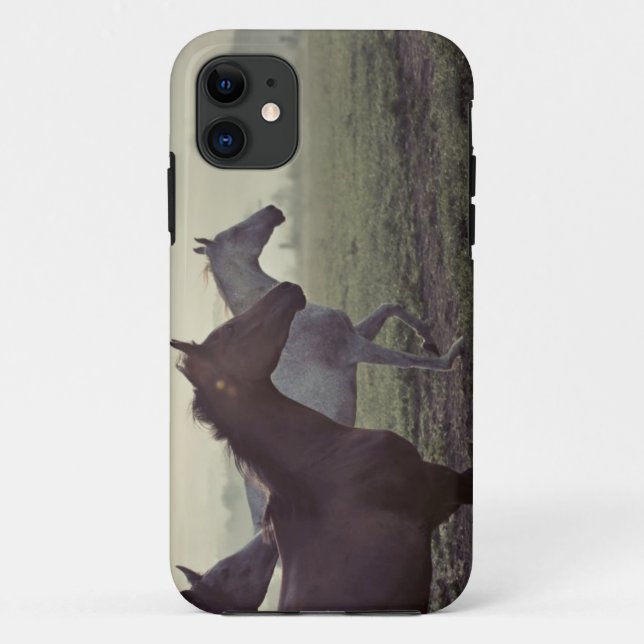 Funda De Case-Mate Para iPhone Caballos salvajes (Reverso)