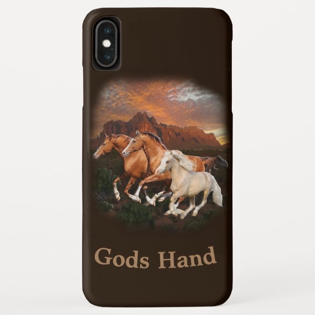Funda De Case-Mate Para iPhone caballos salvajes de Arizona (Reverso)