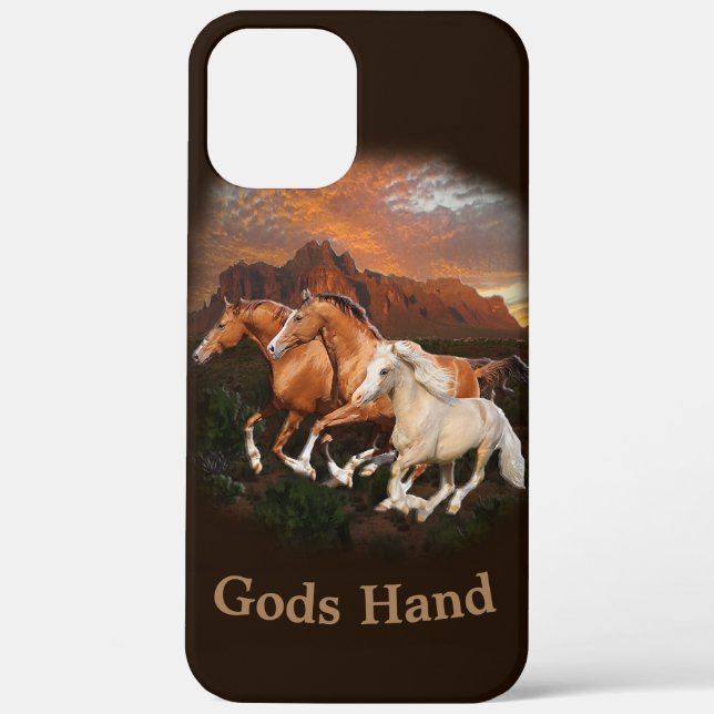Funda De Case-Mate Para iPhone Caballos salvajes de Arizona (Reverso )