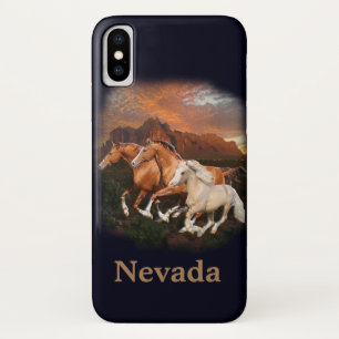 Funda Para iPhone X caballos salvajes de Arizona