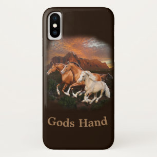 Funda Para iPhone X caballos salvajes de Arizona