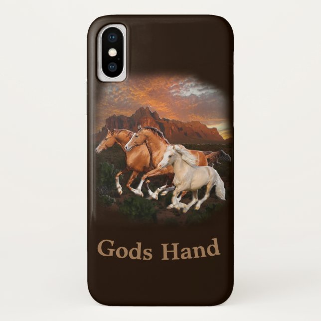Funda De Case-Mate Para iPhone Caballos salvajes de Arizona (Reverso)