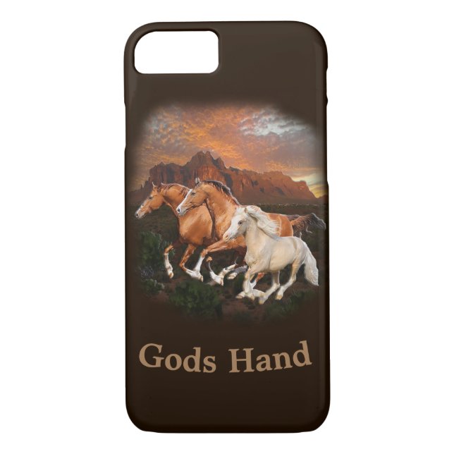 Funda De Case-Mate Para iPhone Caballos salvajes de Arizona (Reverso)