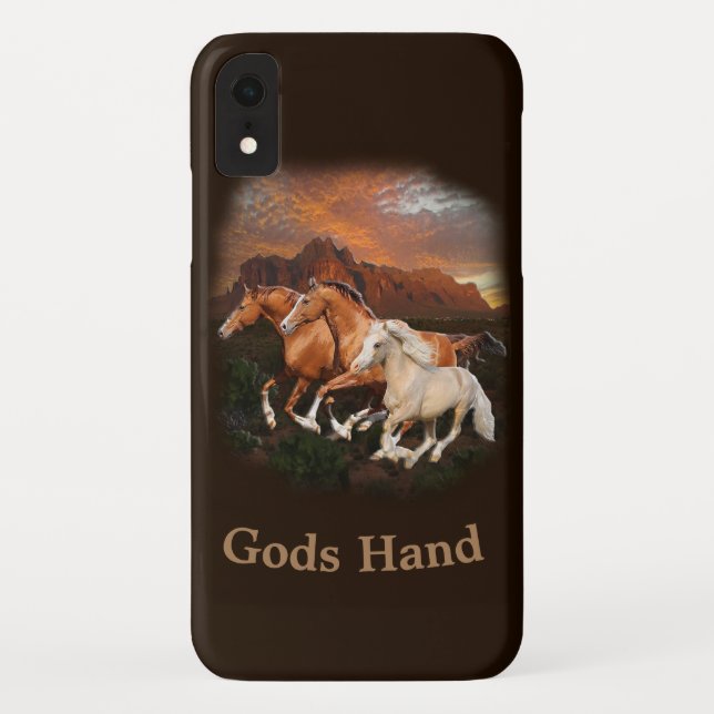 Funda De Case-Mate Para iPhone Caballos salvajes de Arizona (Reverso)