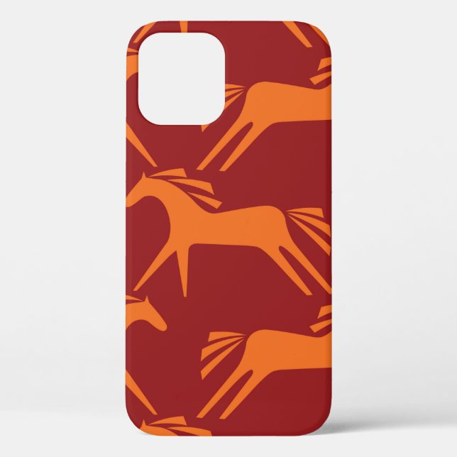 Funda De Case-Mate Para iPhone Caballos sin soldadura (Reverso )