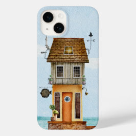 Funda Para iPhone 14 De Case-Mate Cabaña de playa de madera Skinny cabaña de cabaña 