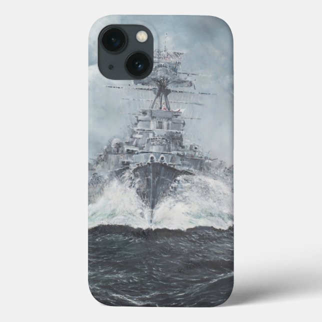 Funda De Case-Mate Para iPhone Cabeceras para Bismarck 23 de mayo de 1941. 2014 (Reverso)