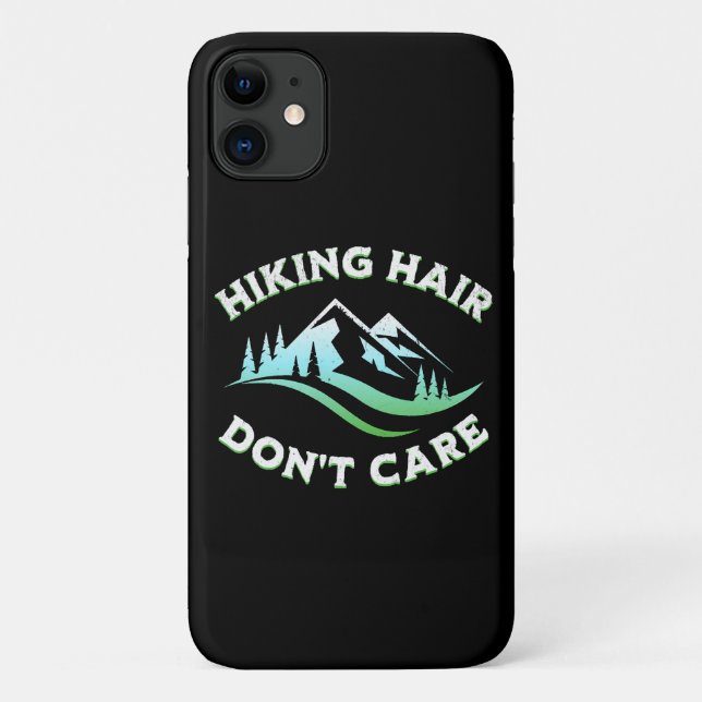 Funda De Case-Mate Para iPhone Cabello de senderismo no importa (Reverso)