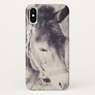 Funda Para iPhone X Cabeza de burro 001