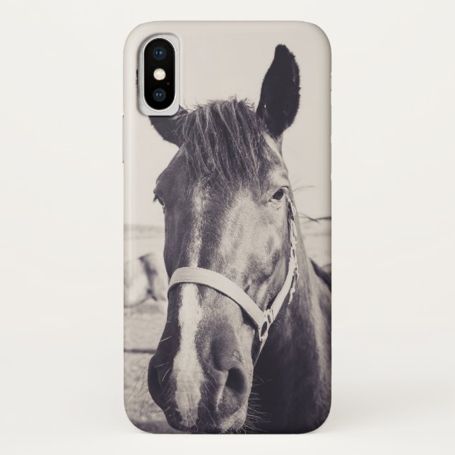 Funda De Case-Mate Para iPhone Cabeza de caballo 008 (Reverso)