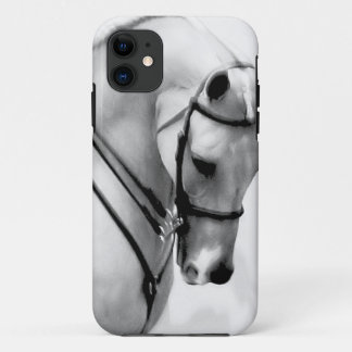 Funda Para iPhone 11 Cabeza de caballo blanco hermosa