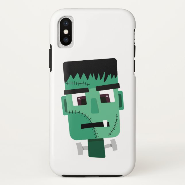 Funda De Case-Mate Para iPhone Cabeza de Frankenstein Monster (Reverso)