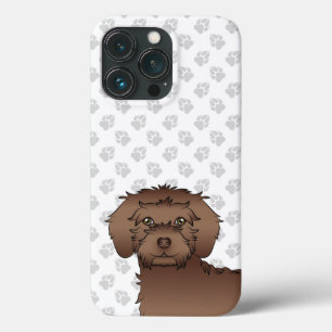 Funda Para iPhone 13 Pro Cabeza de perro de dibujos animados mini Goldendoo