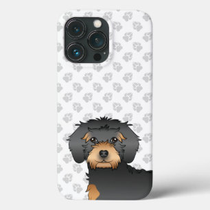 Funda Para iPhone 13 Pro Cabeza de perro de dibujos animados Mini Goldendoo