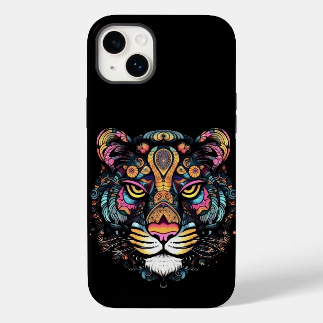 Funda De Case-Mate Para iPhone Cabeza de Tigre  (Reverso )