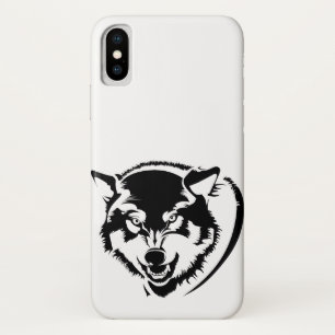 Funda Para iPhone X Cabeza de un lobo