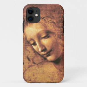 Funda Para iPhone 11 Cabeza de una mujer La Scapigliata Leonardo Da Vin