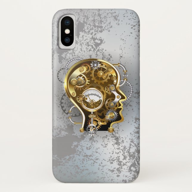Funda De Case-Mate Para iPhone Cabeza de vapor con manómetro (Reverso)
