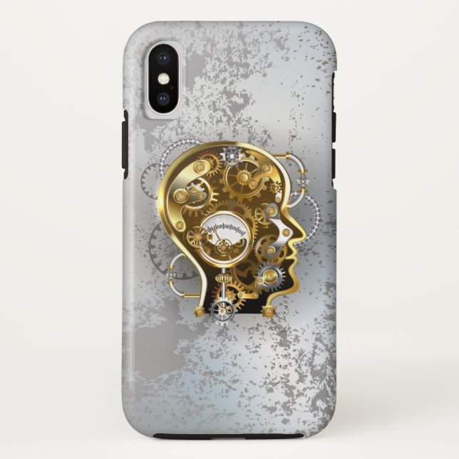 Funda De Case-Mate Para iPhone Cabeza de vapor con manómetro (Reverso)