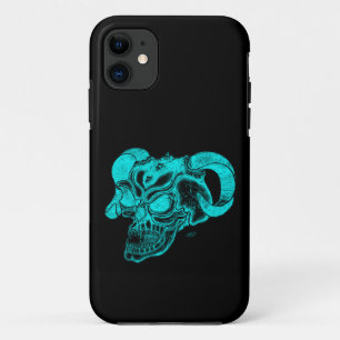 title_seo2 Cabeza del diablo del cráneo Diseño negro y verde
