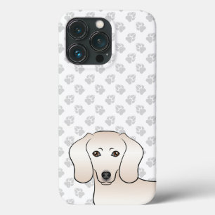 Funda Para iPhone 13 Pro Cabeza y patas de perro dachshund de pelo corto cr
