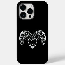 Funda Para iPhone 14 Pro Max De Case-Mate Cabra/oveja tribal negra y blanca