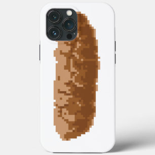 Funda Para iPhone 13 Pro Max Caca de píxeles de 8 bits