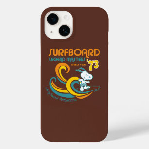 Funda Para iPhone 14 De Case-Mate Cacahuetes   Concurso Snoopy Surfboard Longboard