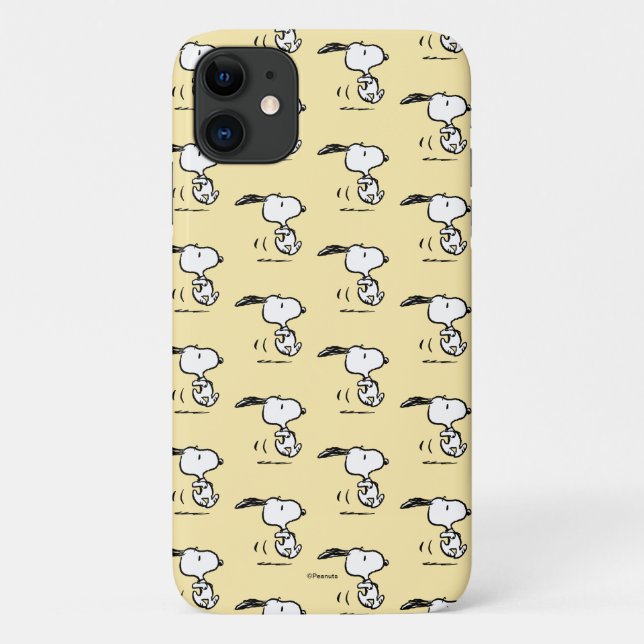 Funda De Case-Mate Para iPhone Cacahuetes | Ejecución de Snoopy (Reverso)