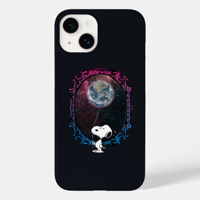 Funda De Case-Mate Para iPhone Cacahuetes | Globo Snoopy Spout (Reverso )