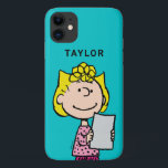 Funda Para iPhone 11 Cacahuetes | Sally<br><div class="desc">Sally es la querida hermana menor de Charlie Brown. Echa un vistazo a este bonito diseño de maní que presenta a Sally posiblemente dando un informe de libro.</div>