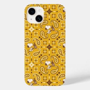 Funda Para iPhone 14 De Case-Mate Cacahuetes   Snoopy Bandana Cowboy