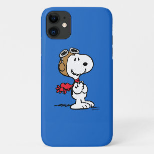 Funda Para iPhone 11 Cacahuetes   Snoopy El Hielo Volador