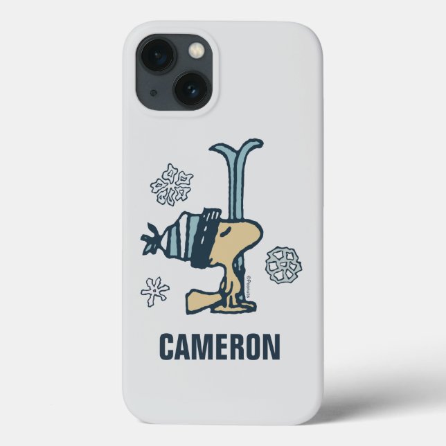 Funda De Case-Mate Para iPhone Cacahuetes | Woodstock Ski Pro | Añadir su nombre (Reverso)