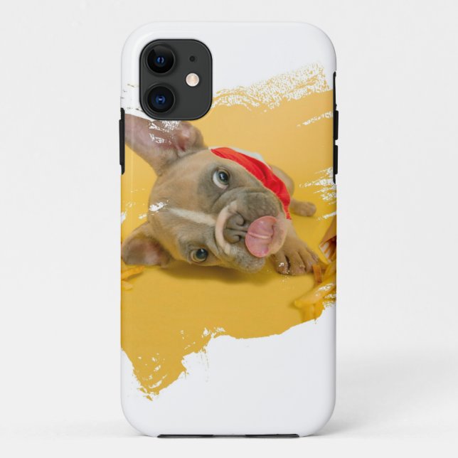 Funda De Case-Mate Para iPhone Cachorro Adorable (Reverso)