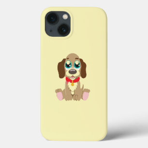 Funda Para iPhone 13 Cachorro Adorable Con Ojos Hermosos