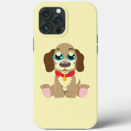 Funda Para iPhone 13 Pro Max Cachorro Adorable Con Ojos Hermosos